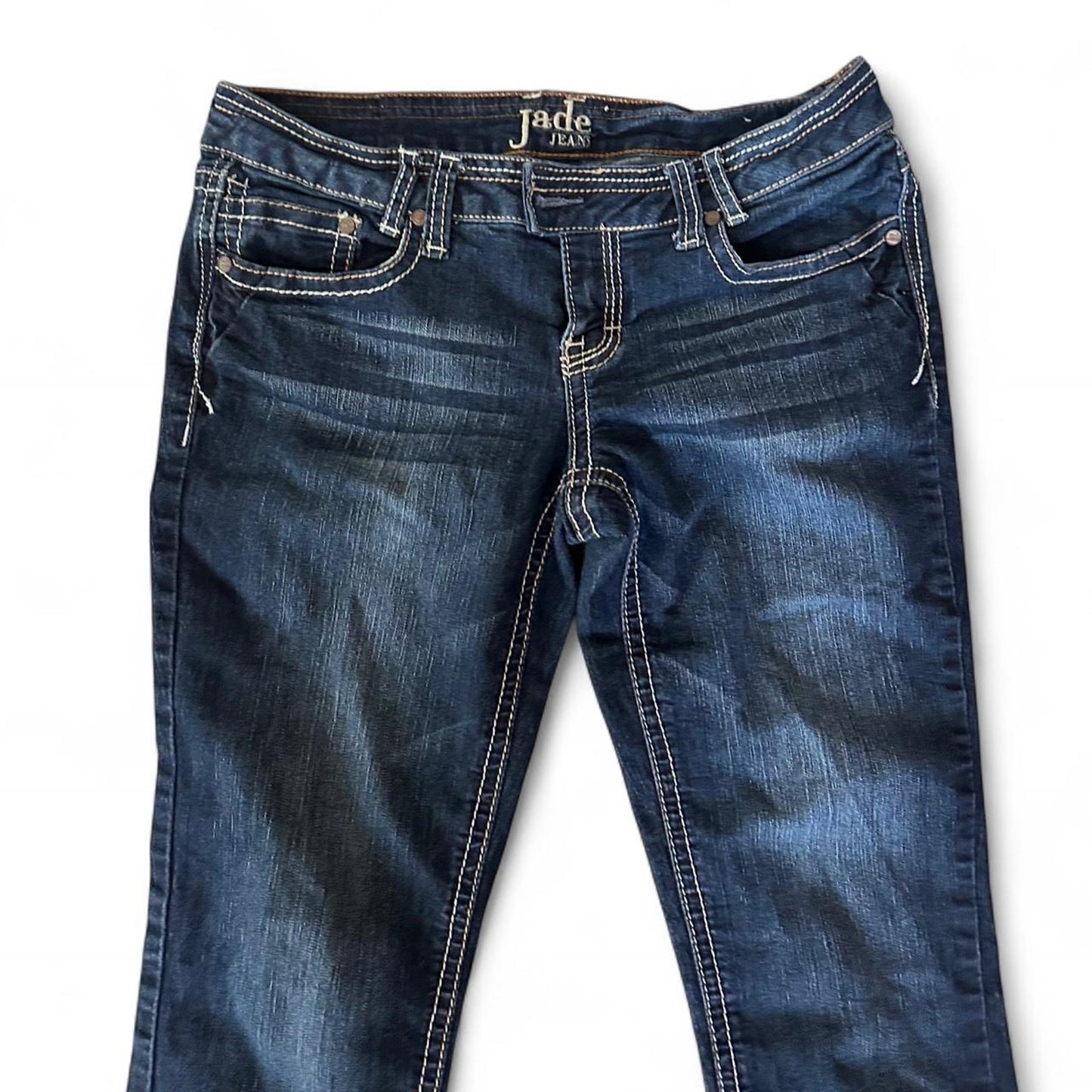 Jade Jeans Y2K Low Rise Bootcut Blue Jeans - Size 9/10