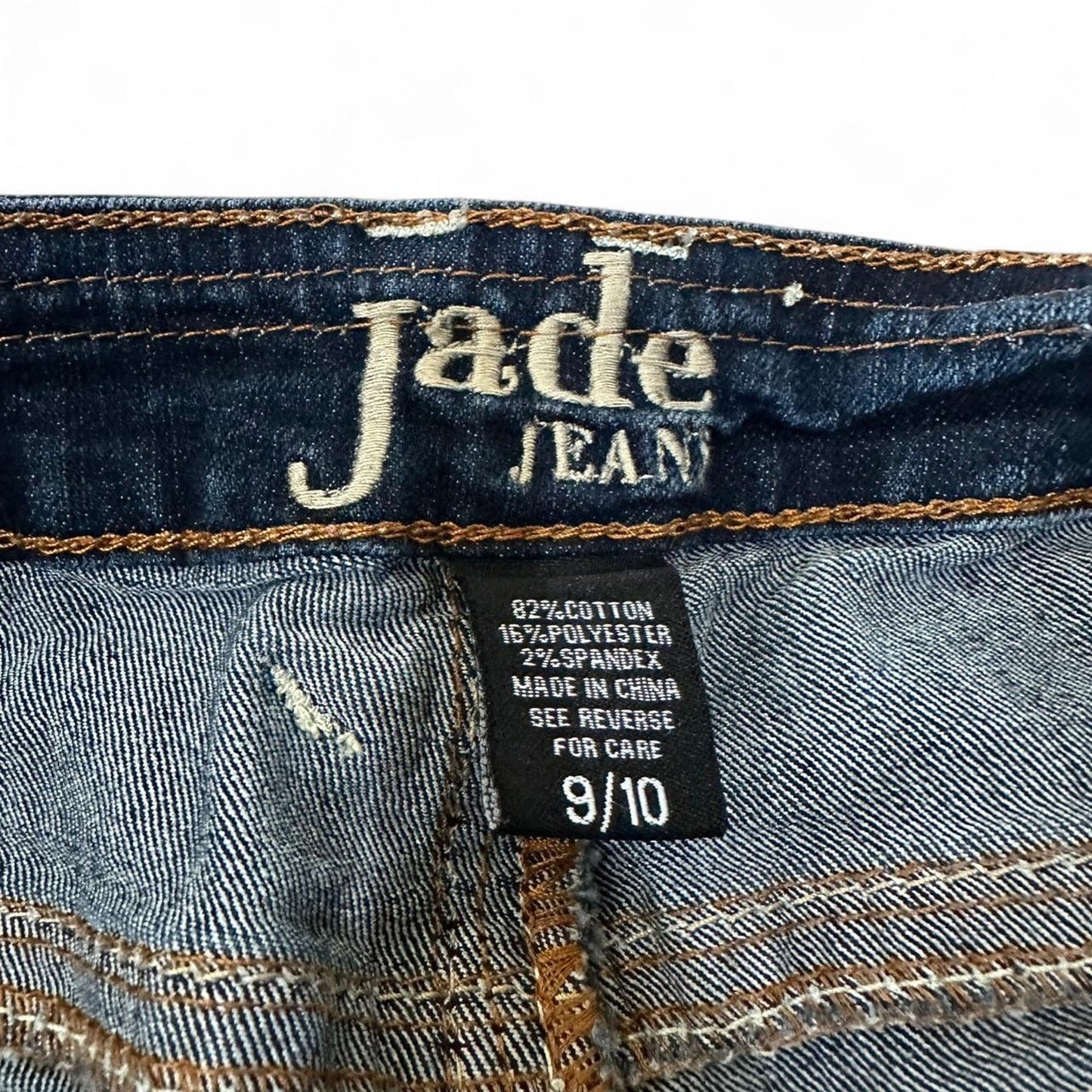 Jade Jeans Y2K Low Rise Bootcut Blue Jeans - Size 9/10